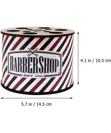 4-Piece Shear Base Cylinder Scissor Holder Set - Colorful Plastic Storage Case for Hairdressing & Makeup - 14.7x10.5cm - Buy Online on GoSupps.com