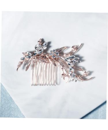 Ipetboom 1 PC Comb Rhinestone Flower Bridesmaid Branches and Leaves Alloy - Buy Online on GoSupps.com
