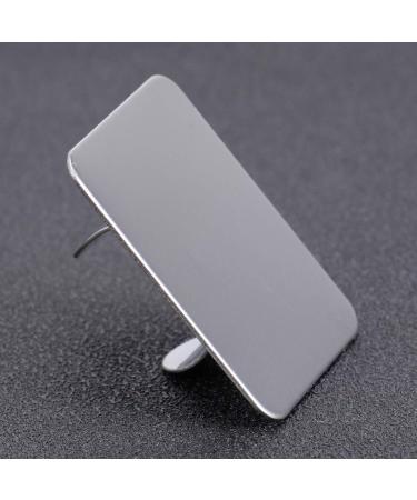 Minkissy Mini Stainless Steel Makeup Plate with Spatula Tool for Nail Art and Cosmetics - Buy Online on GoSupps.com