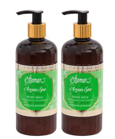 ottoman Argan Spa 400 ml (2 pack) Persian Jasmine Body Milk