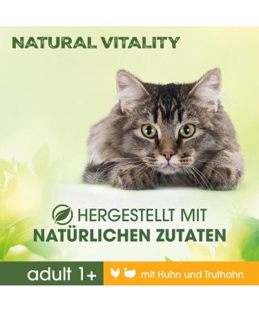 PERFECT FIT Natural Vitality Cat Food - Dry Adult Food with Chicken & Turkey | 6 x 650g (3.9 kg) | International Shipping Available - Buy Online on GoSupps.com