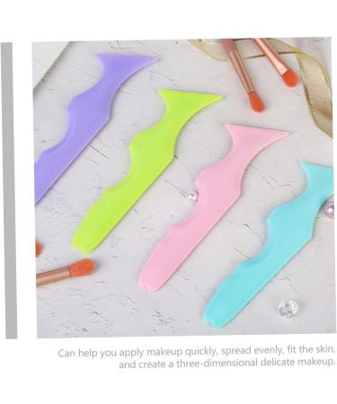 Didiseaon 6 Pcs Silicone Beauty Ruler Silicone Molds Silicone Eyeliner Tool Eyeliner Guide Aid - Buy Online on GoSupps.com