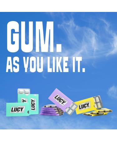 LUCY Nicotine Gum 4mg 100 Count | Mint Flavour | NPN 80108821 | Stop Smoking Aid | 10 pcs per Pack x 10 Packs - Buy Online on GoSupps.com