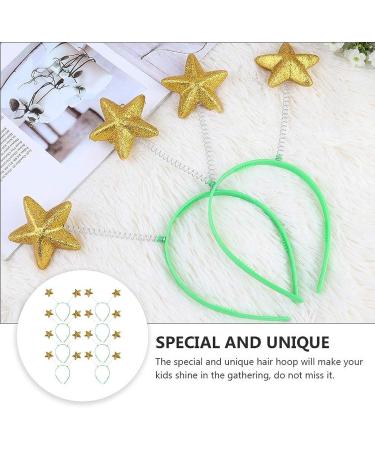 Lurrose 8pcs Martian Head Boppers Alien Antenna Star Headband Novelty Headbands - Yellow - Buy Online on GoSupps.com