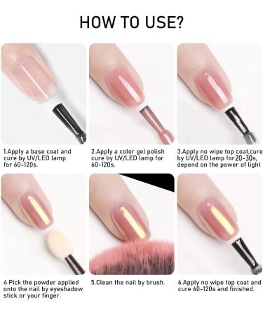 Turlyxie 6 Chrome Nail Powder - Mirror Effect | Holo Chrome & Pearl Powder | Nail Art Essential C2 - Buy Online on GoSupps.com