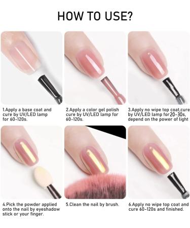 Chrome Nail Powder - Holo Chrome Nail Powder with Super Laser Effect for Stunning Nail Art at Home - International Shipping Available - Buy Online on GoSupps.com