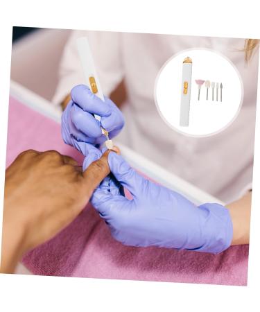 POPETPOP 2pcs nail polisher diamond grinding head nail art drill kit electric nail filer Portable File Machine nail art grinding head electric grinding machine abs pedicure Hand drill white 15.2X2X2CMx2pcs Whitex2pcs - Buy Online on GoSupps.com