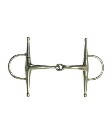 Korsteel stainless steel single jointed gag bit (150mm) (silver)