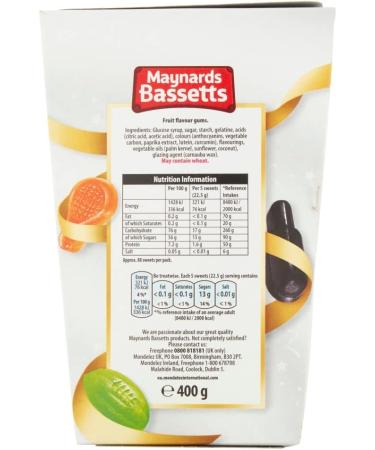 Maynards Bassetts Sports Mix Sweets Gift Carton 400g. Christmas Confectionery Big Night In Birthday Easter Thank You Gift Sharing Carton Present OFFICIAL - Buy Online on GoSupps.com