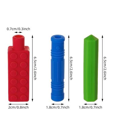 8 Pieces Silicone Pencil Toppers for Anxiety Relief & Special Needs | ANSUG Chew Top Pens - Buy Online on GoSupps.com