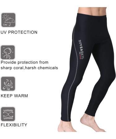 Wetsuit Pants 3mm/1.5mm Neoprene Long Pants for Diving and Surfing - XX-Large 1.5mm Men Grey - Buy Online on GoSupps.com