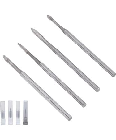 Nail Buffer Tips Nail Drill Bits Set Portable Manicure Tool 4Pcs Wear-Resistant Home Beauty Salon Nail Artist: - Buy Online on GoSupps.com