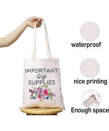 Shop Gigi Supplies Tote Bag - Ideal Gigi Birthday & Mother's Day Gifts | Medium Size Ships Internationally - Buy Online on GoSupps.com