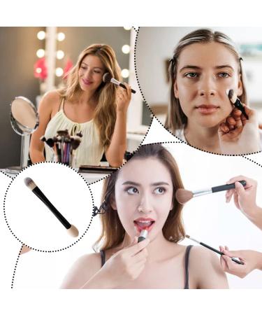 Double-Sided Foundation & Eyeshadow Makeup Brush with Sponge - Perfect for Daily Use | International Shipping Available - Buy Online on GoSupps.com