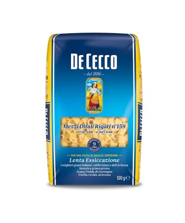 De Cecco De Cecco Ditali Rigati Medium Paste - 6 Pieces of 500g 3kg