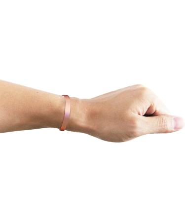 Pure Copper Bracelet for Arthritis Relief - Adjustable Bangle with Magnets for Joint Pain - Men and Women - 6.8 - Plain Design - Buy Online on GoSupps.com