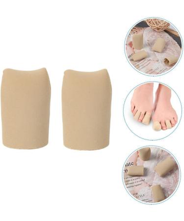 Shop 2pcs Toe Scuffs & Protective Sleeves - Silicone Nylon Covers for Comfortable Toe Protection | Breathable Toe Caps - Buy Online on GoSupps.com