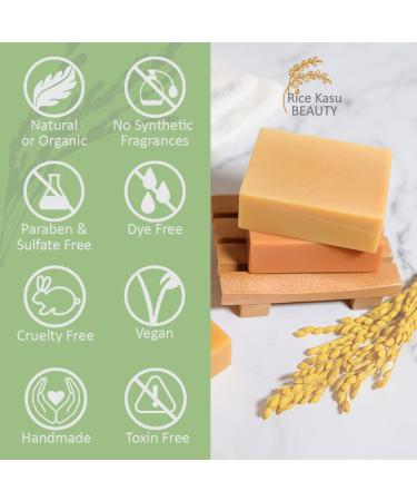 Travel Facial Soap Set - Unscented & Fragrant Bars 3 Oz - Includes Case - Rose Geranium Lemongrass & Sweet Orange - Perfect for International Shipping - Buy Online on GoSupps.com