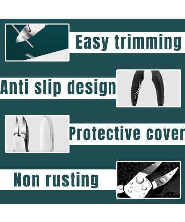 Toenail Clippers Nail Clippers for Thick Nails Heavy Duty Ingrown Thick Toenails Scissors - Buy Online on GoSupps.com