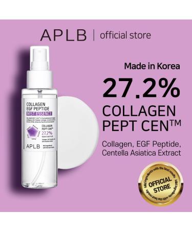 APLB Collagen EGF Peptide Mist Essence - Korean Skincare for Elasticity Moisture & Skin Texture - 27.2% Collagen Pept CEN 3.55 FL.OZ - Buy Online on GoSupps.com