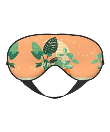 Green Turtleback Eye mask Soft Elastic and Adjustable Nighttime Comfort Sleeping mask Suitable for Both Men and Women Black