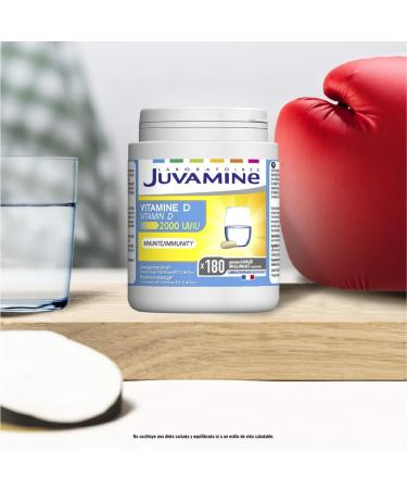 JUVAMINE - VITAMINE D 2000 UI - Immunit - Fatigue - Vitamine B12 C D3 et Zinc - Dosage maximal - 180 G lules - Programme de 6 Mois - Fabriqu en France Maxi Unique - Buy Online on GoSupps.com