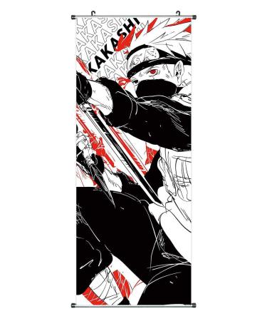 CosplayStudio Naruto Roll Picture / Kakemono Fabric Poster 100 x 40 cm Motif: Kakashi Hatake B
