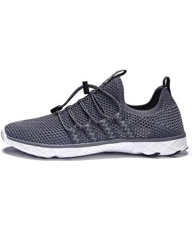 DLGJPA Men's Lightweight Quick Drying Aqua Water Shoes - Size 9.5 (19009darkgray) - Buy Online on GoSupps.com