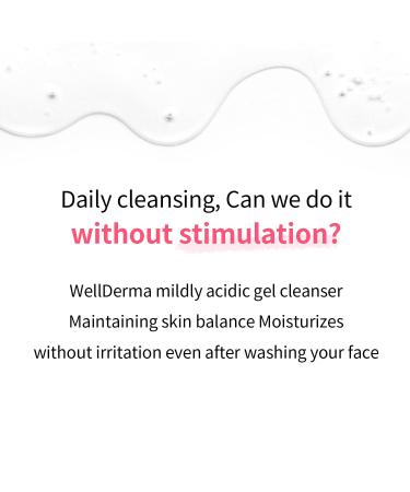 Buy WELLDERMA G+ Mild Acid Acne Gel Cleanser Foam 120ml - Effective Acne Treatment & Face Cleansing for All Skin Types - International Shipping Available - Buy Online on GoSupps.com