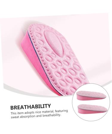 FOMIYES Invisible Heightening Insoles - 4 Pairs of Half Pad Shoe Lifts for Height Increase and Comfort - Cushioned Heel Pads for Men s White & Pink Shoes - Buy Online on GoSupps.com