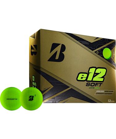 Bridgestone Golf e12 Soft Golf Balls, Green