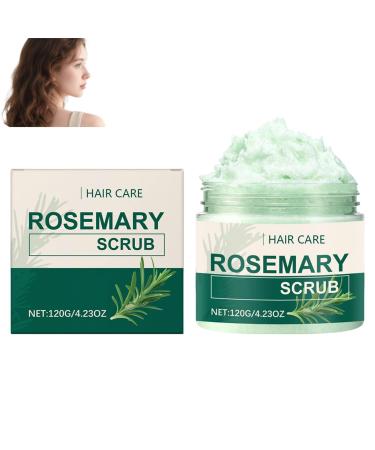 Gommage capillaire au romarin exfoliant pour un nettoyage et une nutrition en profondeur purifiant r gulateur de s bum apaisant et favorisant la pousse de cheveux sains. (1pcs)