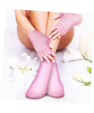 MAGICLULU 1 Set Moisturizing Gloves Gel Gloves Mitts Lotion Gloves Moisturizing Socks Moisturizing Gel Socks Spa Glove Hand Gloves Moisturizing Overnight Hand Repair Gloves Gel Mitten - Buy Online on GoSupps.com