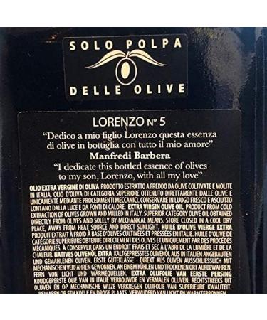  Manfredi Barbera Extra Virgin Olive Oil Gift Box "I Tre Lorenzo" Barbera 500ml x 3 - Buy Online on GoSupps.com