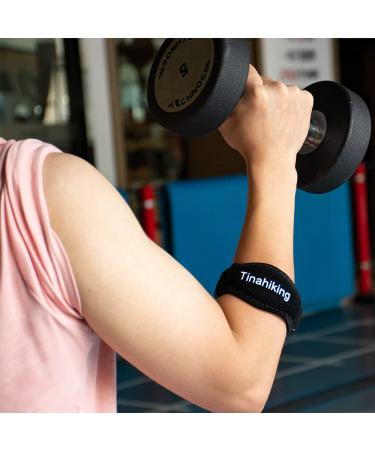 2 Pack Tennis Elbow Brace with Adjustable Straps and Compression Pads - Relieve Tendon Stress for Men and Women - Buy Online on GoSupps.com