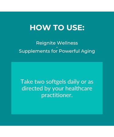 Reignite Wellness by JJ Virgin | Omega Plus | High-Dose Fish Oil Supplement | Supports Cardiovascular System & Joints | EPA & DHA Promotes Memory, Focus & Healthy Response to Stress | 60 Softgels - Buy Online on GoSupps.com