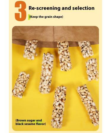 Strong Milk Flavor Chewy Cereal Bars Puffed Brown Rice Cereal Bar Crispy Taste Made with Whole Grain Cereals Non-Fried Light Baking Individual Packaging Casual Nostalgic Snacks -228g - Buy Online on GoSupps.com