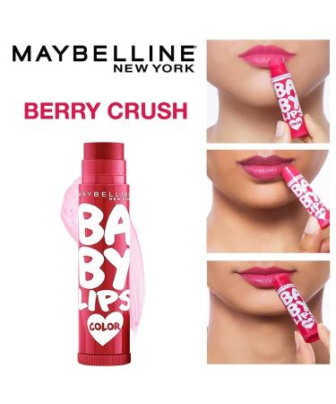 Maybelline Baby Lips Color SPF 16 Lip Balm - Berry Crush 4.5g | Shop Internationally - Buy Online on GoSupps.com