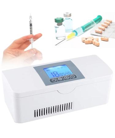 DDHVVOH Insulin Cooler Refrigerated Box Portable Charger Insulin Drug Reefer Refrigerator Portable Insulin Cooler Refrigerated Box Long Working 8 Hours Keeping Cooler 2-8 C