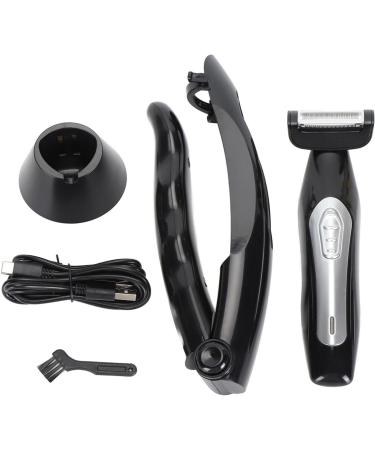 Body Hair Trimmer for Men | Electric Back Shaver & Pubic Hair Groomer | Wet Dry Use | Manscaped Kit with Removable Long Handle - Buy Online on GoSupps.com