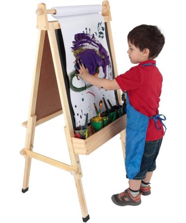 Fundamentals Children's Easel Paper Roll - 16 x 11 Yards - White, Ideal for Paints, Wall Art, Wrapping Paper & Crafts - Buy Online on GoSupps.com