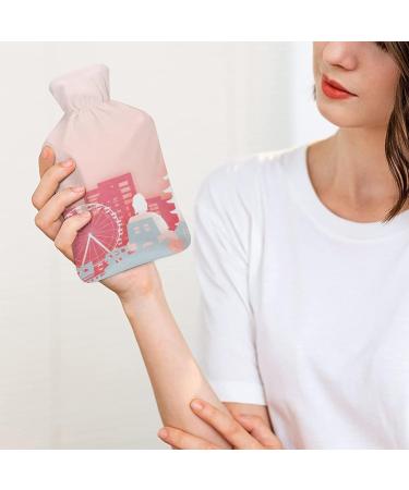 Japanese Autumn Landscape Heat Bottle - Rubber Hot Water Sac for Pain Relief Cramps & Foot Warmers - Ideal for Hot & Cold Therapy - Buy Online on GoSupps.com