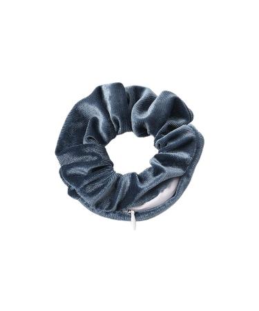 Kimilike Velvet Scrunchie with Zip Pocket - Stylish Elastic Hair Accessory for Women & Girls - Buy Online on GoSupps.com