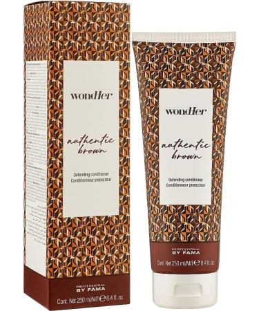  Professional By Fama Professional By Fama Wondher Authentic Brown Defending Conditioner for Brown Hair 250ml - Buy Online on GoSupps.com