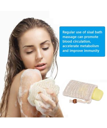Buygoo 20 Pack Sisal Exfoliating Soap Bags - Natural Soap Saver for Bath & Shower - Buy Online on GoSupps.com