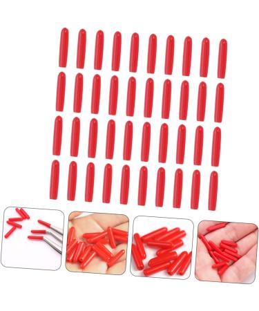 Minkissy 480 STK Twilight Gunshurze Eyelash Tweezers with Silicone Protective Covers - Slipproof Red 4 Packs - International Shipping Available - Buy Online on GoSupps.com