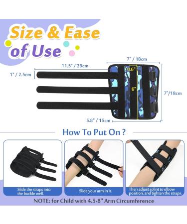 Kids Thumb Sucking & Nail Biting Treatment - Finger Guard Gloves for Nail Biter Prevention | Child Deterrent for Nose Picking & Chewing Nails - Pediatric Elbow Brace (2 PCS) - Buy Online on GoSupps.com
