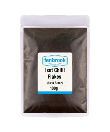 Isot Chilli Flakes (Urfa Biber) 100g by Fenbrook - Black Chilli Pepper Flakes