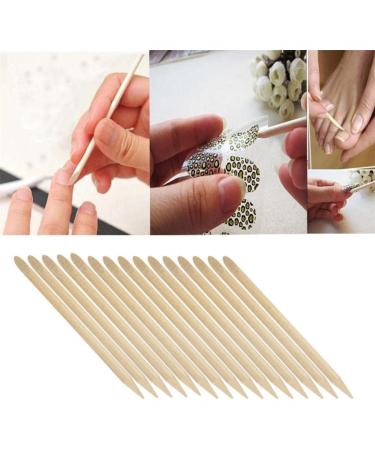 Cuticle Pusher Manicure Wooden Sticks 3.15 Inch Length Lot of 100Pcs - Buy Online on GoSupps.com