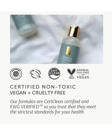 Balancing Face Wash for Sensitive Skin - EWG VERIFIED with Baobab & Sacha Inchi | 118ml/4oz - Shop Internationally - Buy Online on GoSupps.com